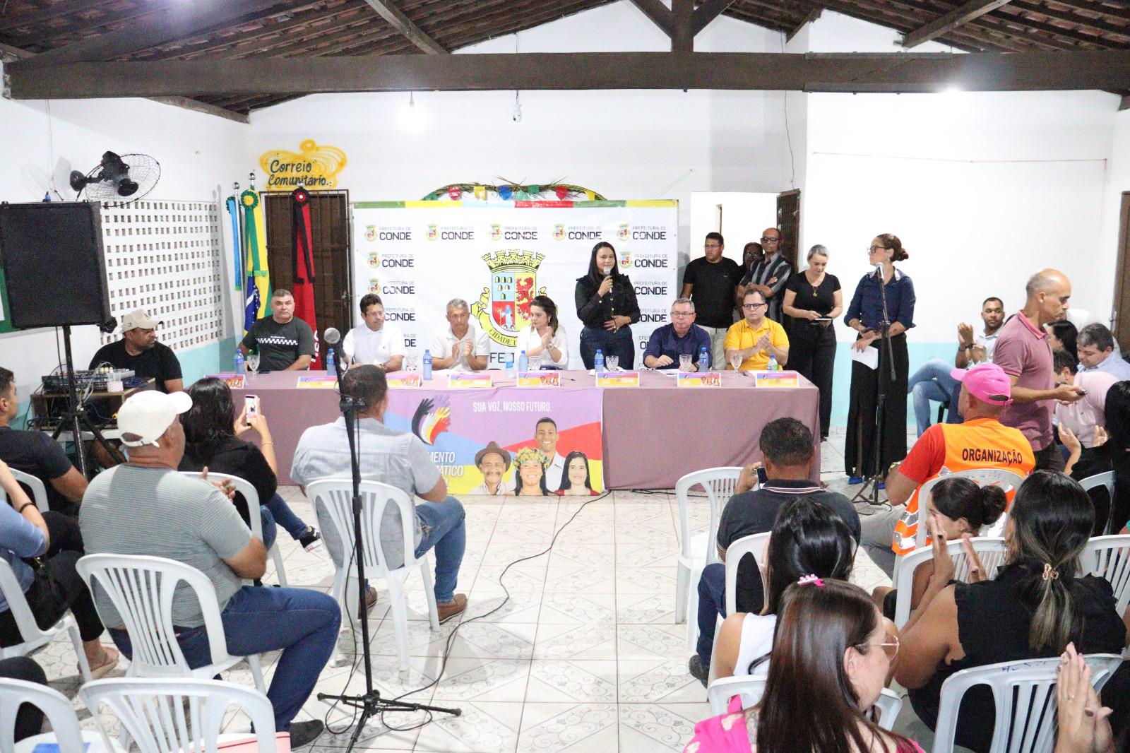 Prefeitura de Conde inicia escuta popular do Orçamento Democrático 2025 com ampla participação na Pousada