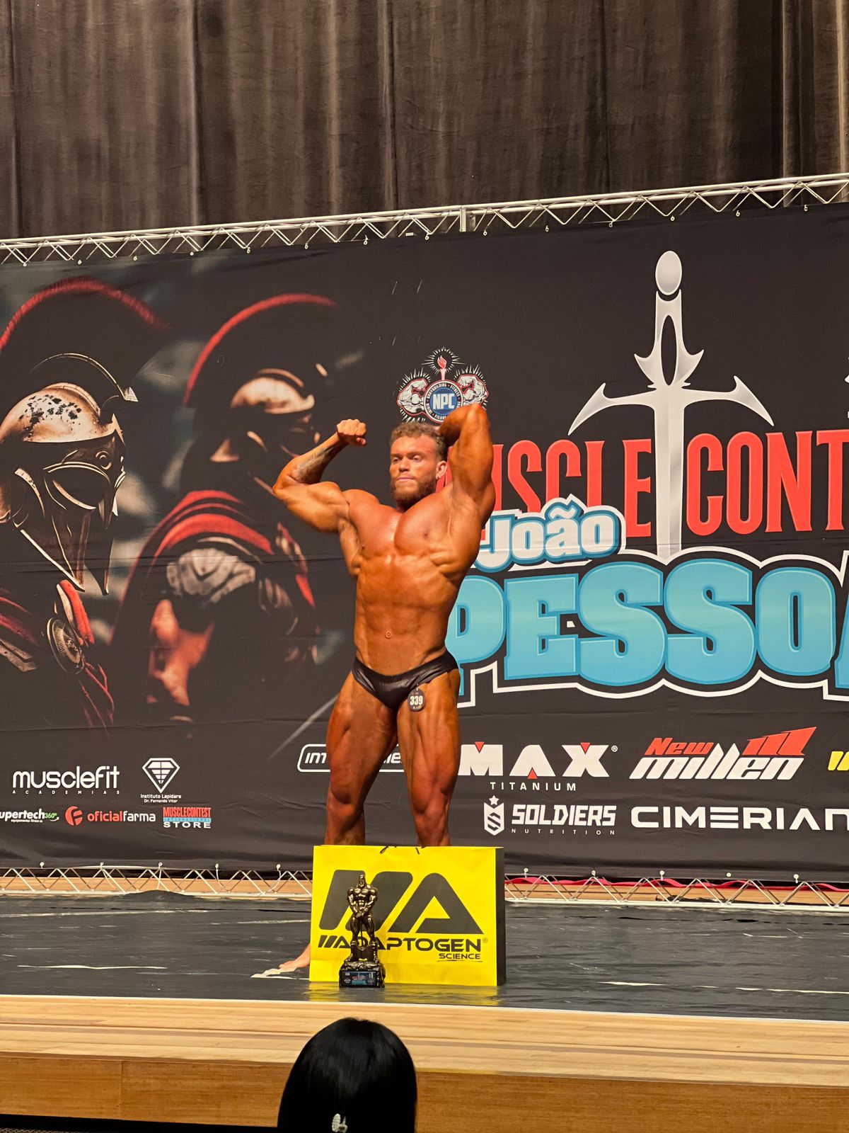 Paraibano Pedro Montenegro vence campeonato regional de fisiculturismo