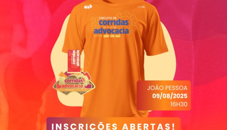 Caixa de Assistência da Advocacia realiza Corrida de Rua neste sábado