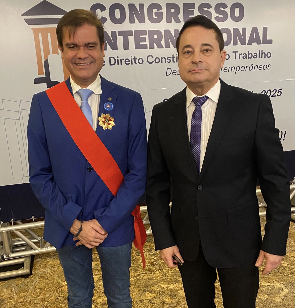 Mersinho Lucena recebe comenda do TRT-13 em homenagem aos 40 Anos da Justiça do Trabalho na Paraíba