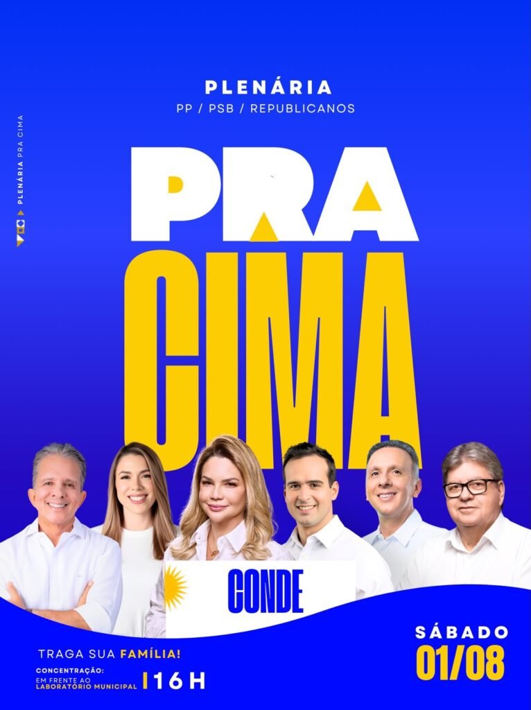 Karla Pimentel convida população para Plenária “Pra Cima” com lideranças estaduais neste sábado (1), em Conde Karla Pimentel convida população para Plenária “Pra Cima” com lideranças estaduais neste sábado (1), em Conde