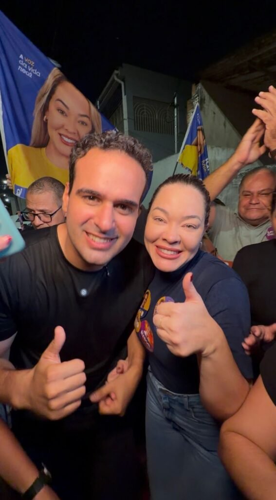 Ao lado do governador Lucas, Janny percorre ruas de Bayeux e destaca compromisso com a cidade