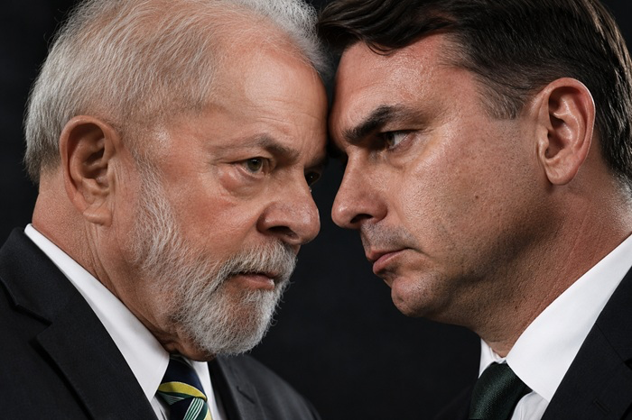 Quaest: Flávio Bolsonaro tem 46%, e Lula aparece com 44% na primeira pesquisa do 2º turno