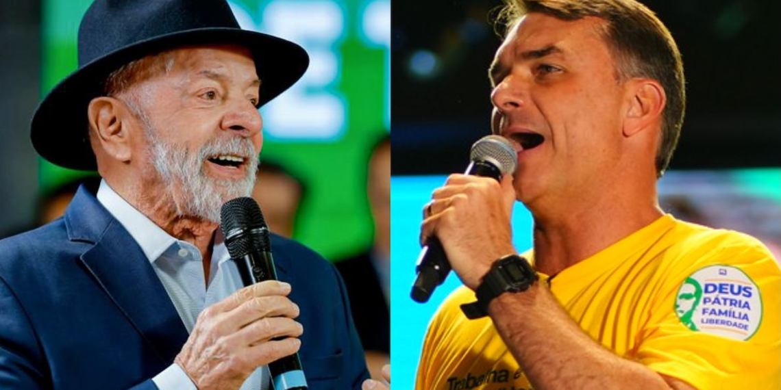 Pesquisa Ipespe: Flávio aparece com 50,5% contra 49,5% de Lula